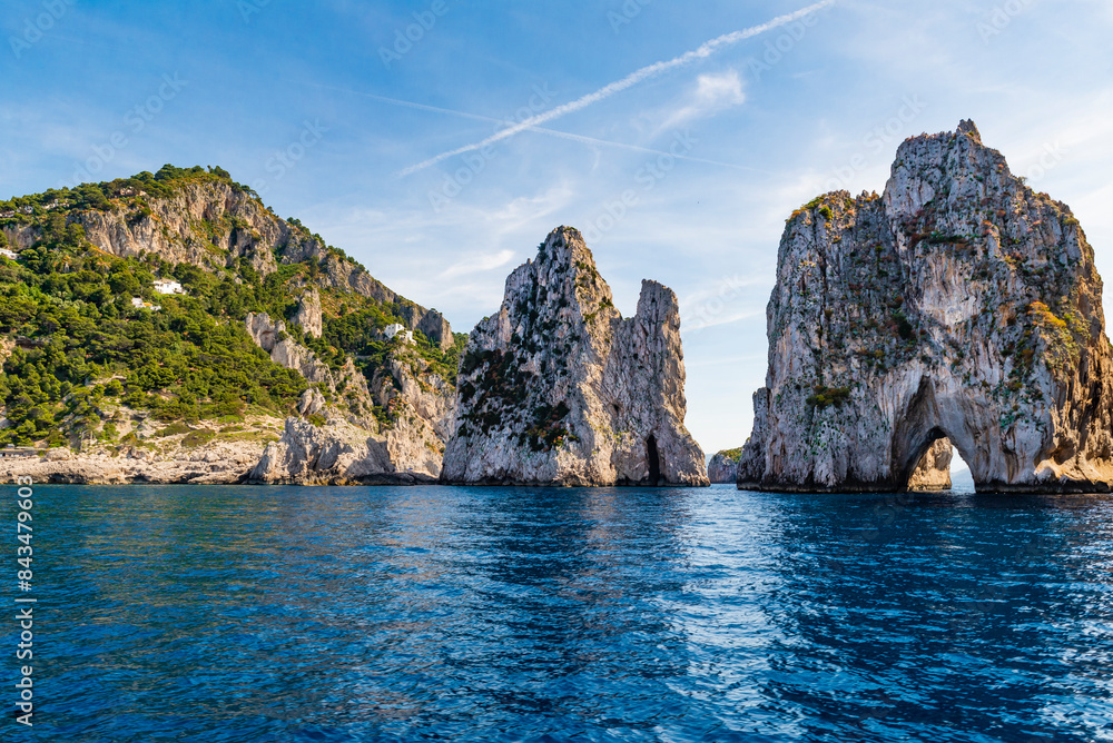The wonderful island of Capri, amalfi coast, bay of naples, italy The wonderful island of Capri, amalfi coast, bay of naples, italy
