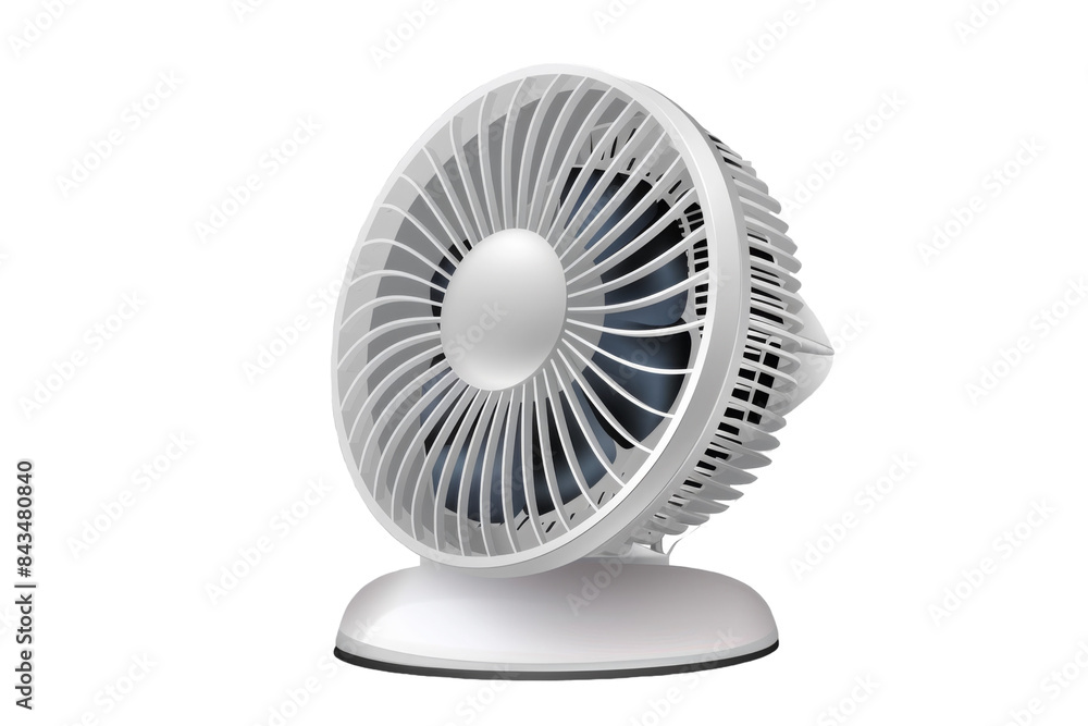 Portable Desk Fans Isolated On Transparent Background Portable Desk Fans Isolated On Transparent Background