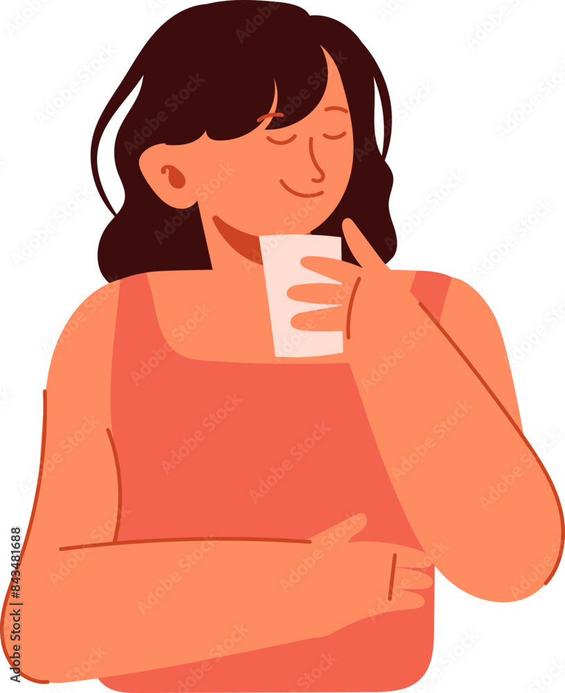 customer modern style cartoon character illustration customer modern style cartoon character illustration