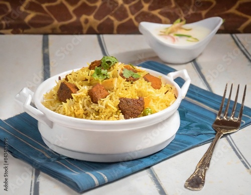 Indian Cuisine Pulao photo