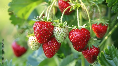 about garden strawberries and natural gardening