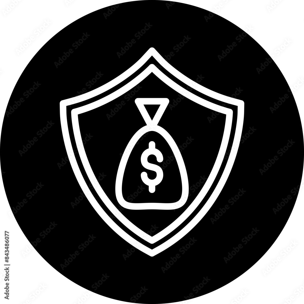 Invest Secure Icon Style Invest Secure Icon Style