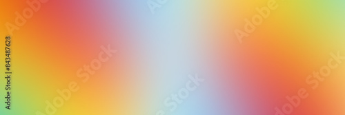 Bright rainbow gradient blurred background. Various bright blurry spots.