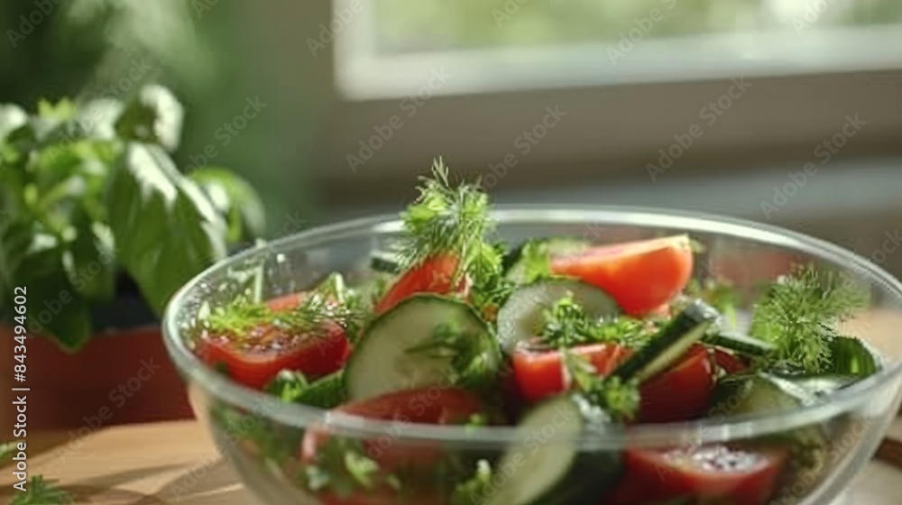 fresh salad in a bowl fresh salad in a bowl