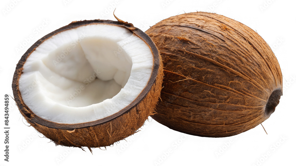 coconut on a transparent background.