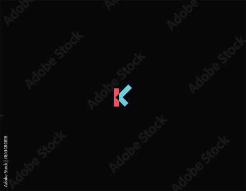 Free Download Abstract letter K or IL logo. This logo icon incorporate with abstract shape in overlapping way. - GFXLoad