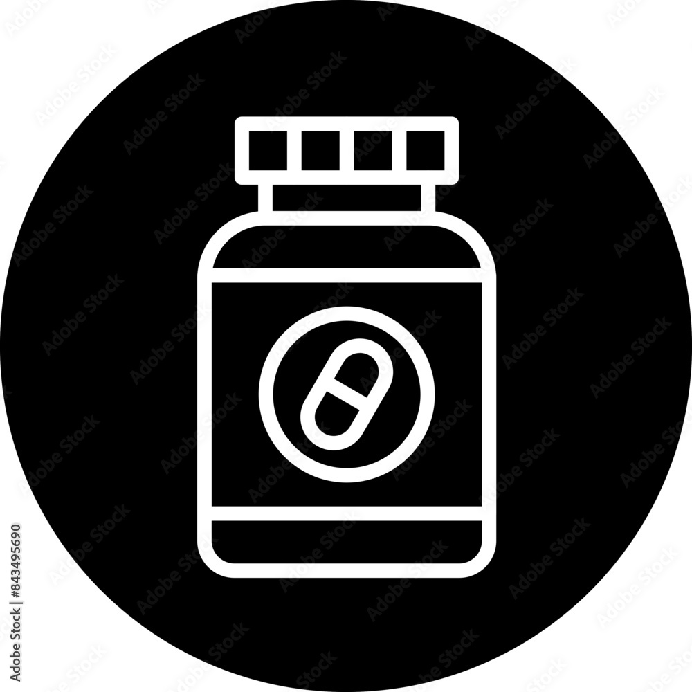 706-Pill Bottle Icon style 706-Pill Bottle Icon style