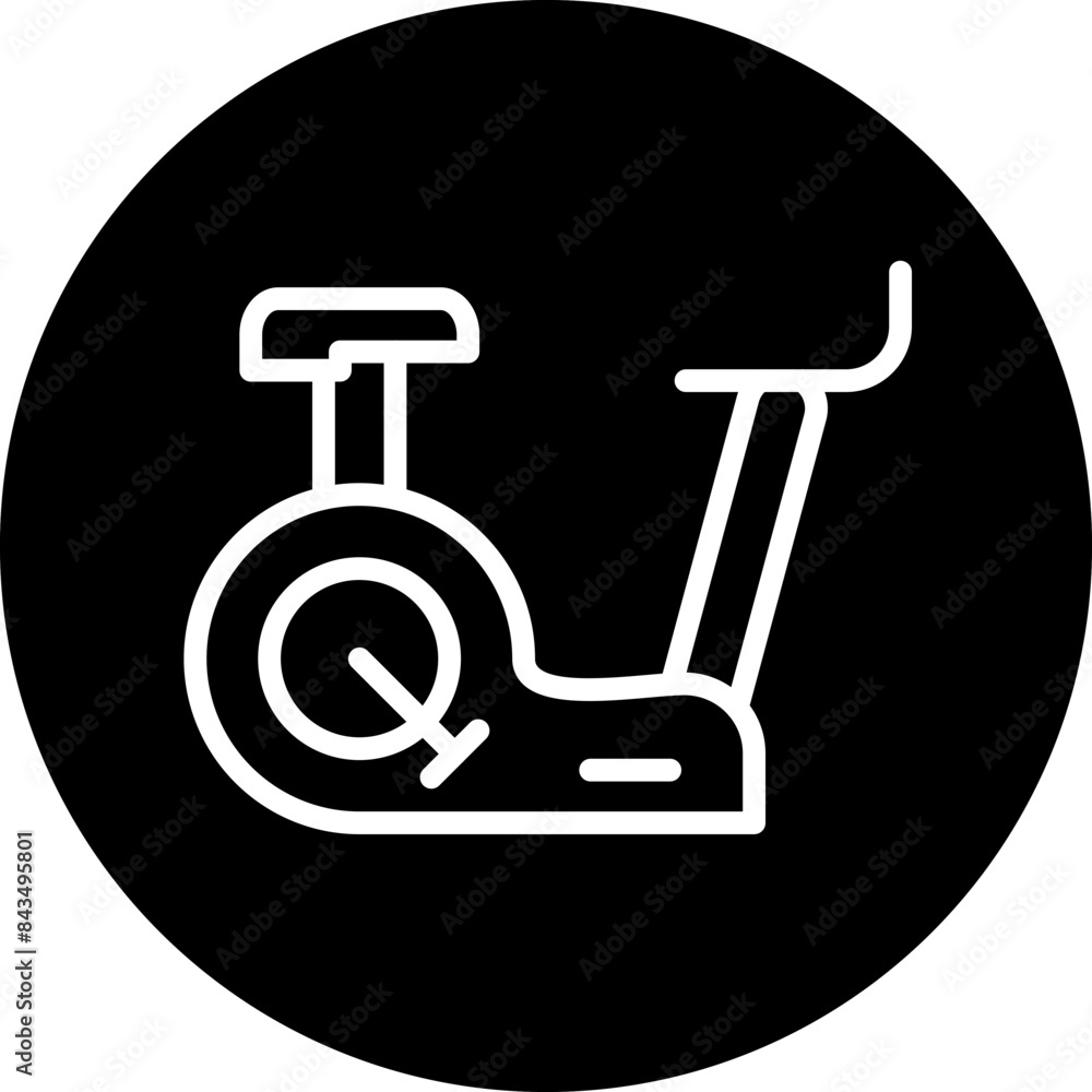 736-Exercise Bike Icon style 736-Exercise Bike Icon style