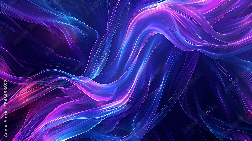 Naklejka premium Digital abstract Futuristic 3d Desktop Background wallpaper 8k glowing design