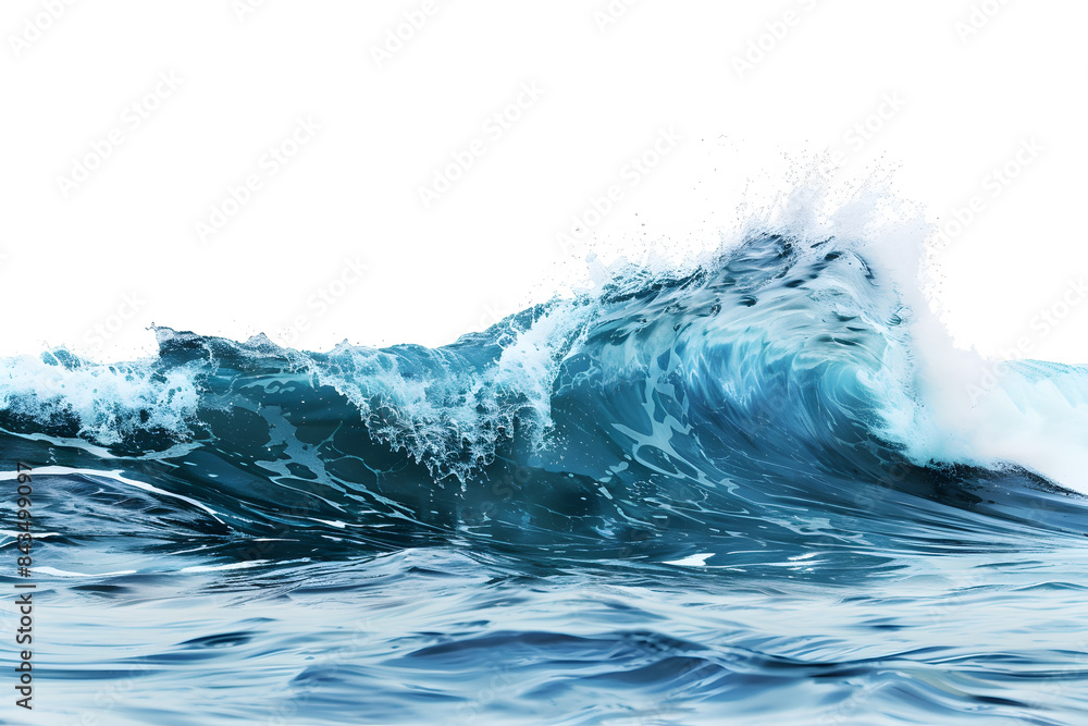 Ocean wave isolated on white background
Ocean wave isolated on white background