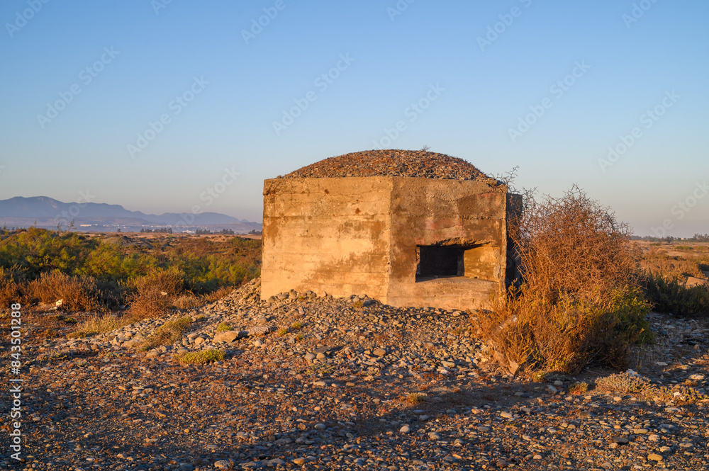 concrete fortifications from the Cyprus War 1 concrete fortifications from the Cyprus War 1
