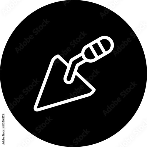 Trowel vector icon style