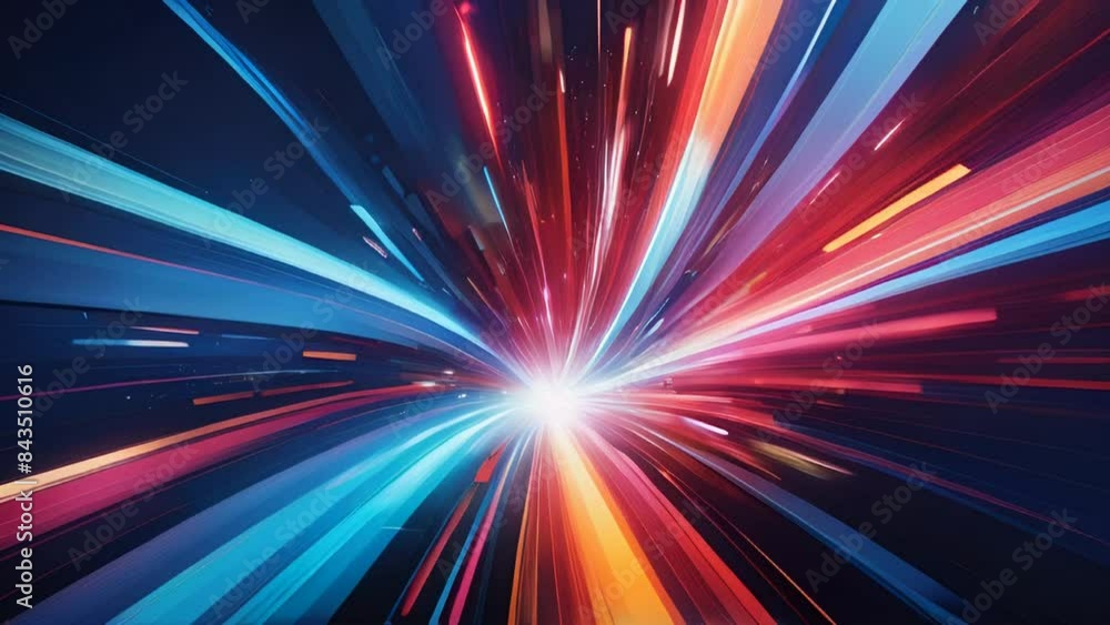 Abstract Depicting Technological Speed and Motion Abstract Depicting Technological Speed and Motion
