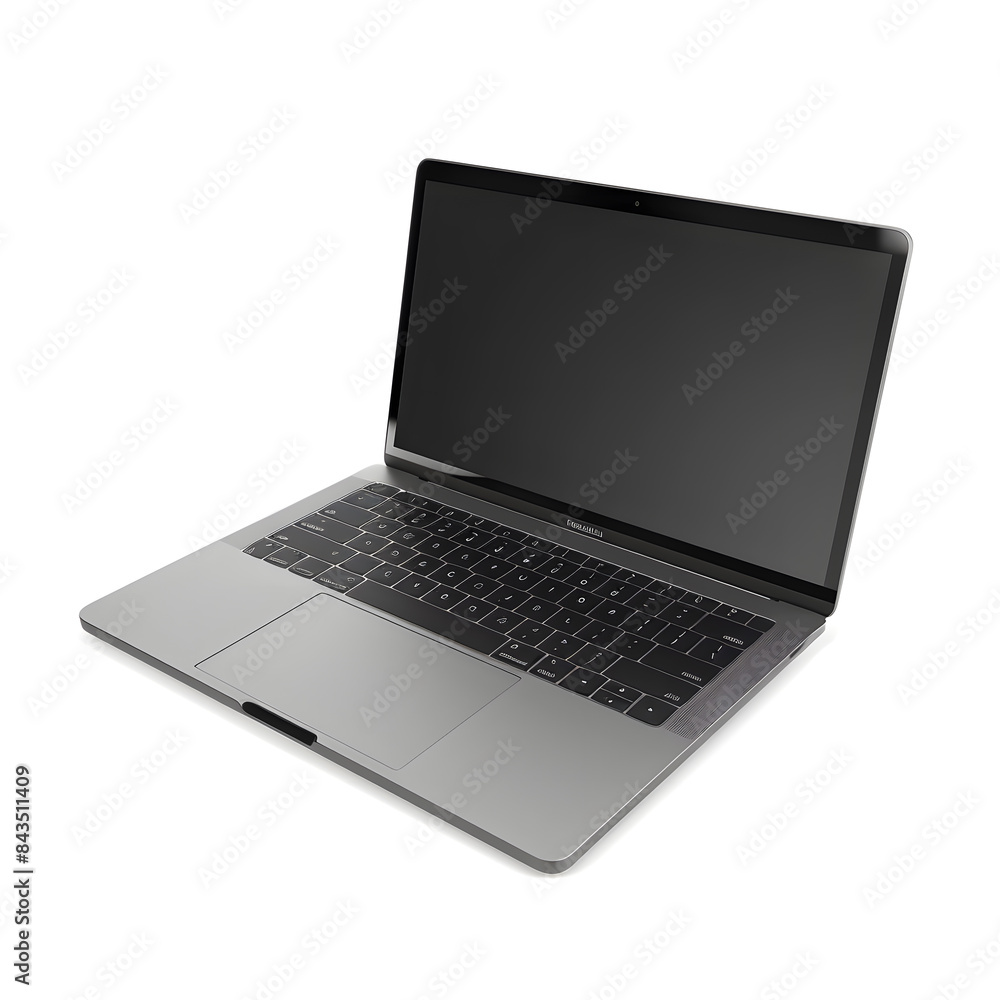 Laptop mock up isolated on white background Laptop mock up isolated on white background