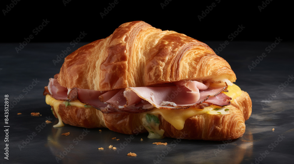 ham and cheese croissant ham and cheese croissant