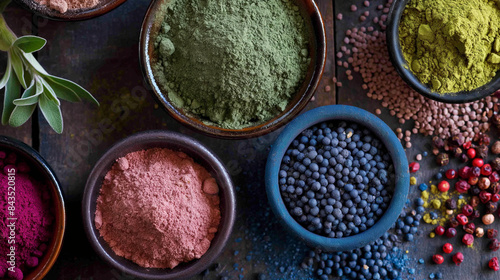 Popular superfood powders and blends photo