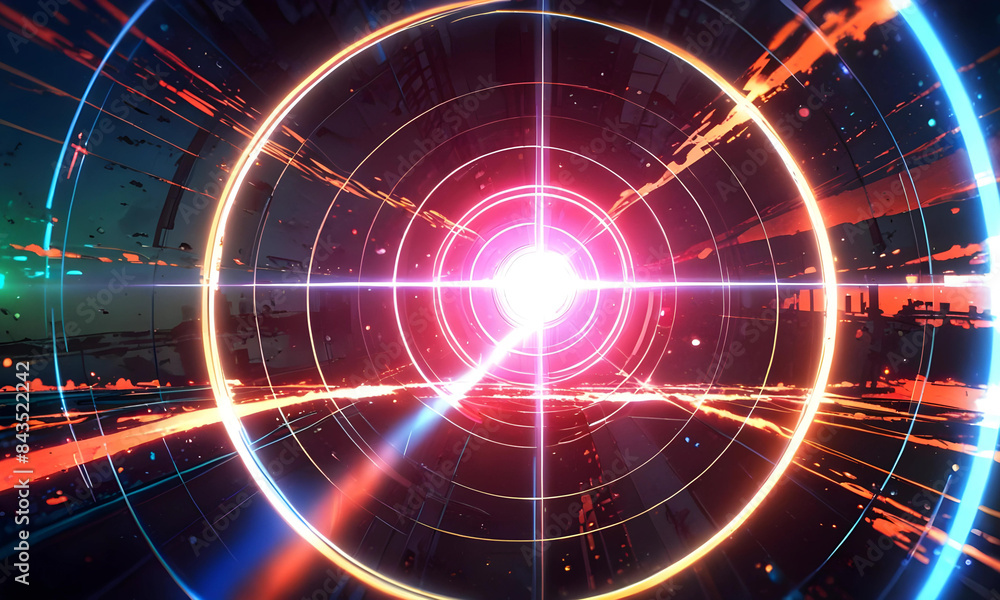 Obraz premium エネルギーの焦点