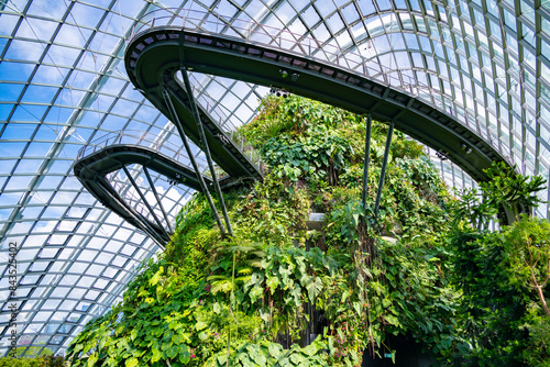 Cloud Forest in the Gardens by the Bay nature park in Singapore