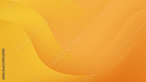 Minimalist yellow gradient wave pattern loop background animation.