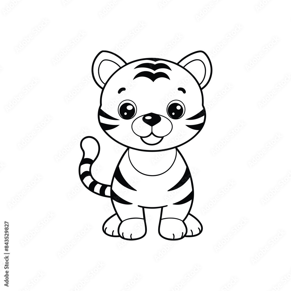 Naklejka premium Cartoon vector design Illustrator