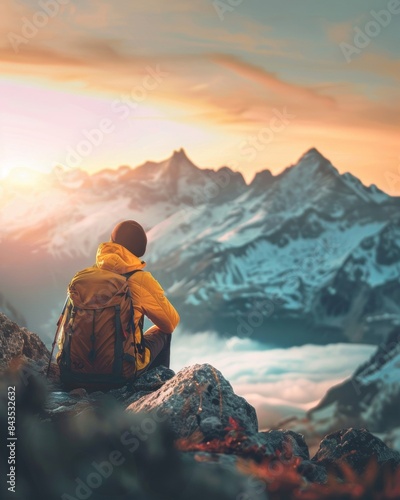 Man enjoying outdoor activities