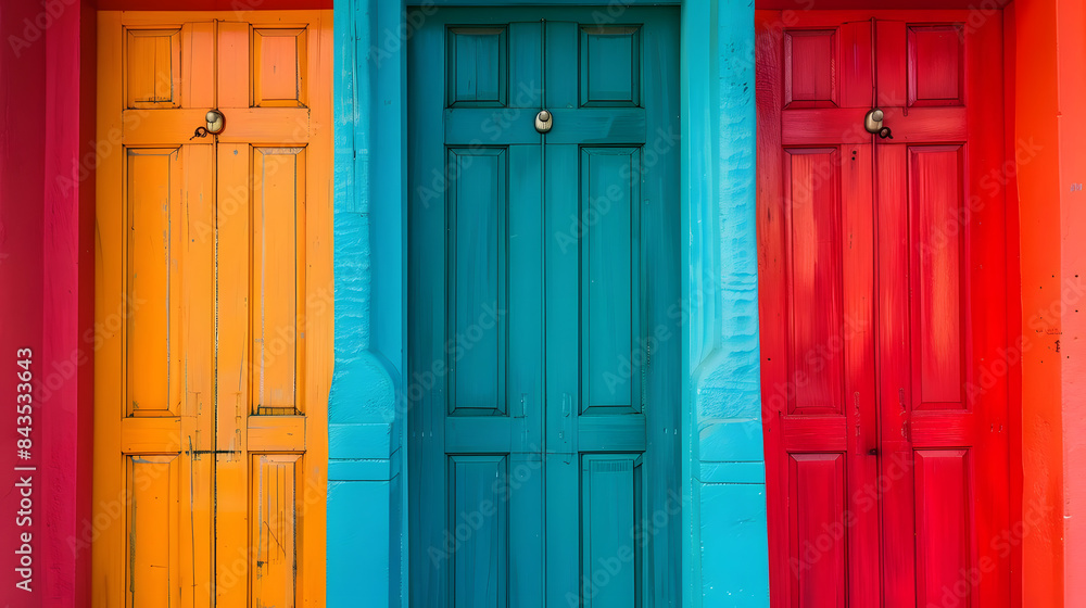vibrant colors symbolizing security and safety in an insurance workplace. generative ai vibrant colors symbolizing security and safety in an insurance workplace. generative ai