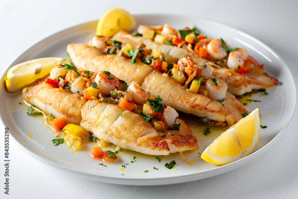 Baked Stuffed Lemon Sole: A Seafood Sensation Baked Stuffed Lemon Sole: A Seafood Sensation