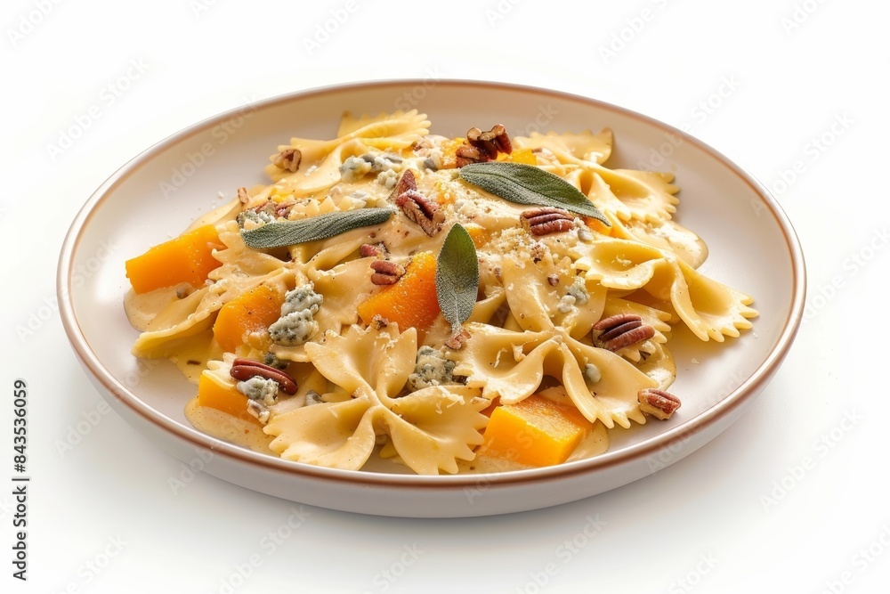 Creamy Four Cheese Farfalle with Crispy Sage and Toasted Pecans Creamy Four Cheese Farfalle with Crispy Sage and Toasted Pecans