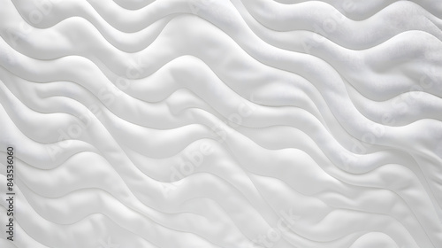 White fabric mattress texture top view background