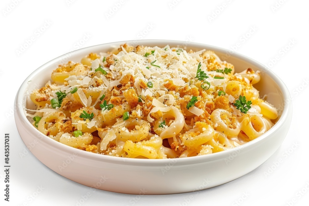Mouthwatering Baked Cheesy Os Pasta in Elegant Bowl Mouthwatering Baked Cheesy Os Pasta in Elegant Bowl