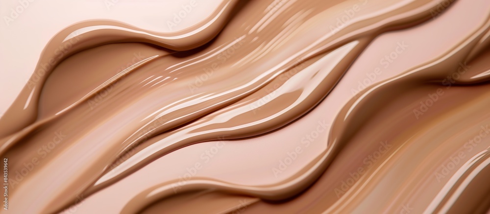 Cosmetic foundation cream background 3D render Cosmetic foundation cream background 3D render