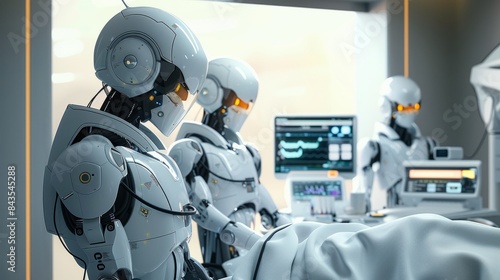 Anthropomorphic robot as doctor