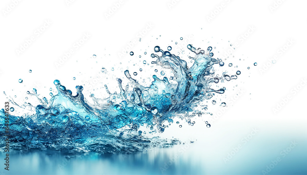 動きのある水しぶき 動きのある水しぶき