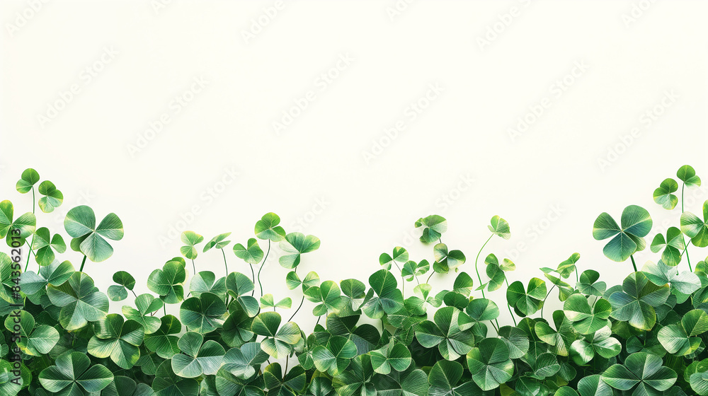 Four leaf clover for St. Patrick's Day , postcards . Four leaf clover for St. Patrick's Day , postcards .
