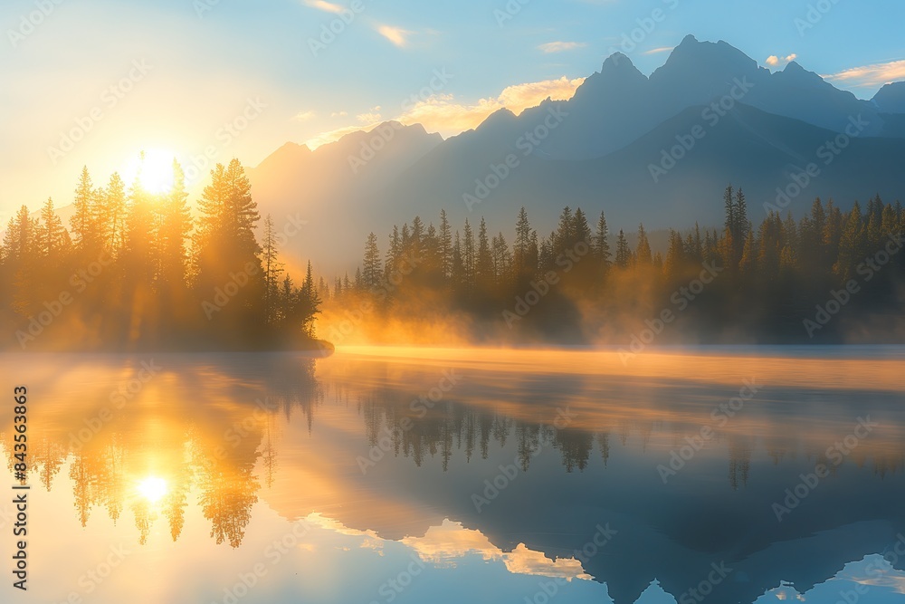 the moment the first rays of the sun peek over the mountain peaks the moment the first rays of the sun peek over the mountain peaks