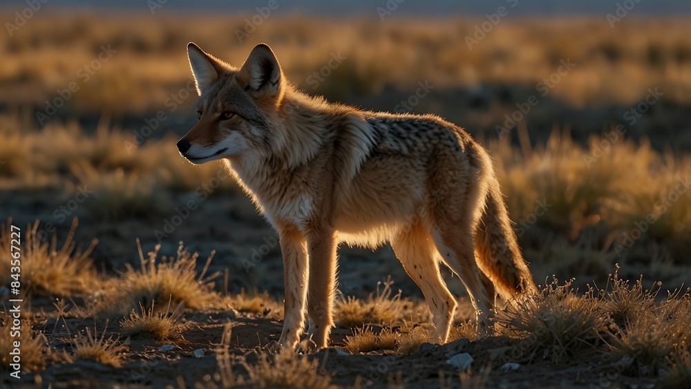 Simplicity and Elegance Minimalistic Coyote Simplicity and Elegance Minimalistic Coyote