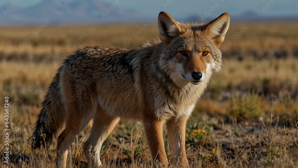 Simplicity and Elegance Minimalistic Coyote Simplicity and Elegance Minimalistic Coyote