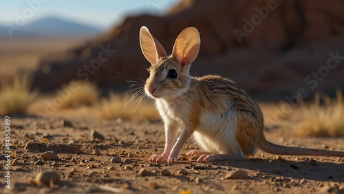 Sands of Solitude: The Small Jerboa's Desert Odyssey