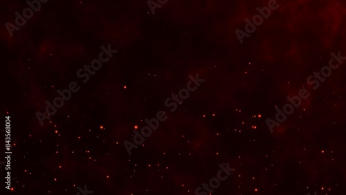 Abstract Fire Particles Animated Background. Fire Particles. 4K
