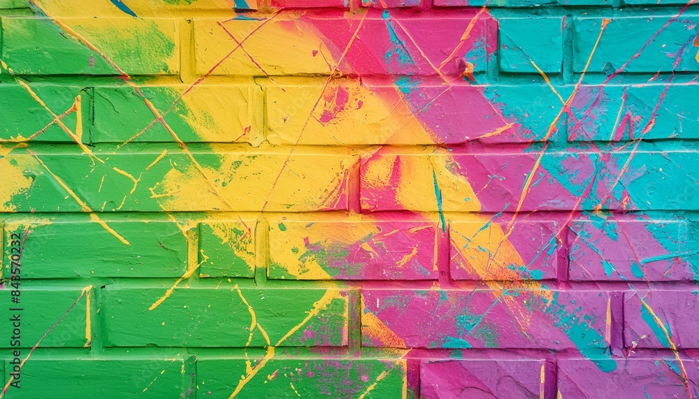 Grunge style colorful paint wall background, abstract urban background Grunge style colorful paint wall background, abstract urban background