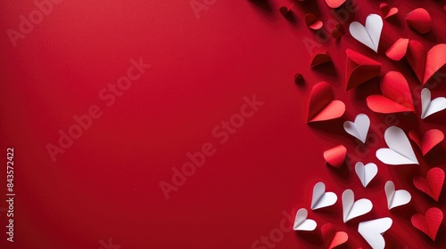 Valentine's day and love background concept. photo