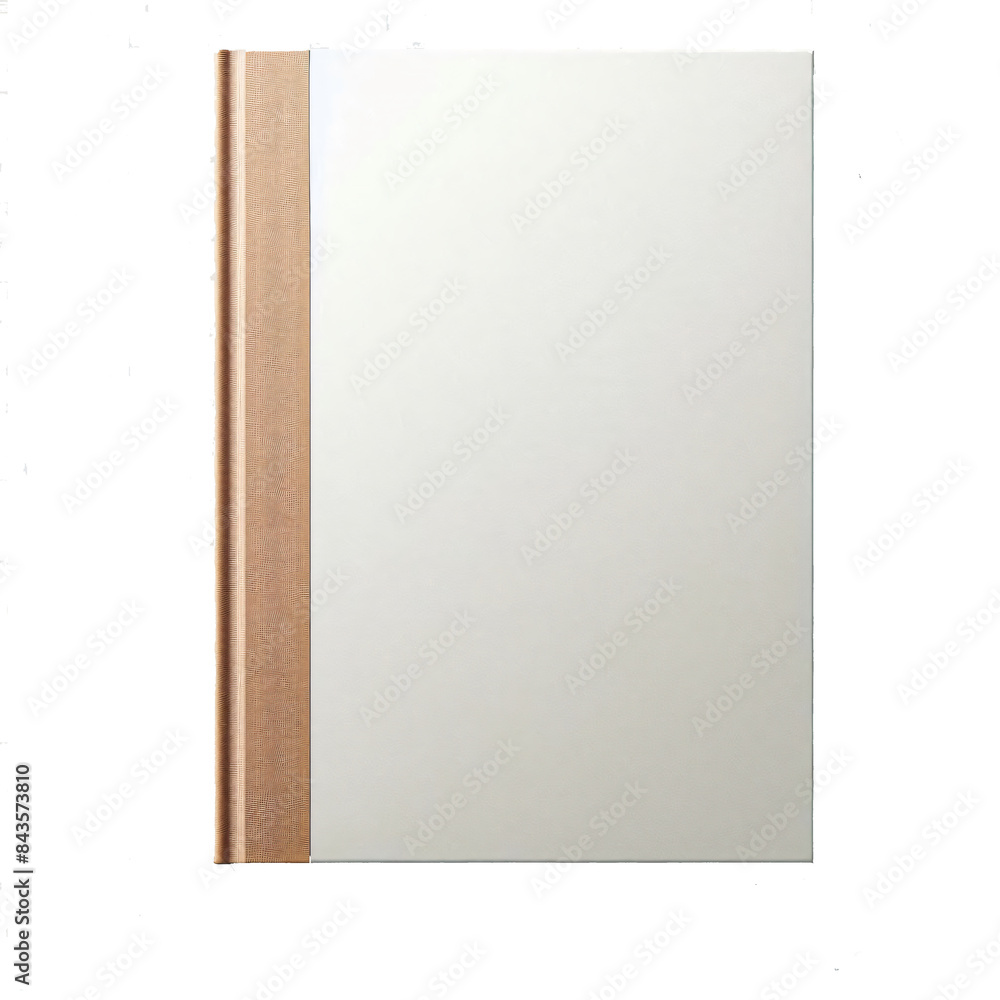 Blank book cover isolated on transparent background Blank book cover isolated on transparent background