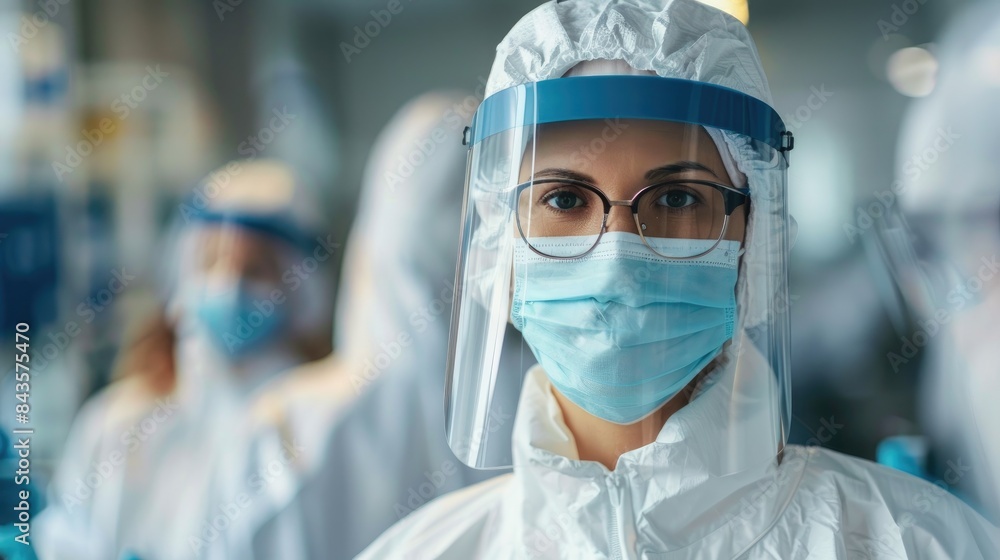 Exploration of COVID 19 Vaccine by Young Biologists in Protective Gear Exploration of COVID 19 Vaccine by Young Biologists in Protective Gear