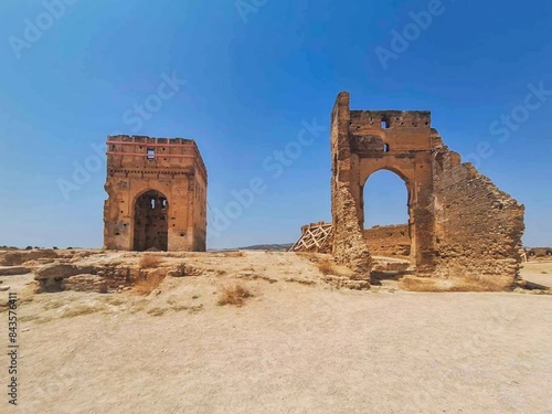 The Marinid Tombs in Fez, Morocco, are historical mausoleums dating back to the 14th century, constructed during the reign of the Marinid dynasty. photo