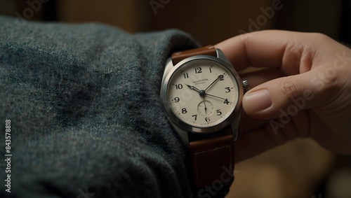  A scene where a character discovers a hidden compartment in their watch containing a long-lost family heirloom ai_generated