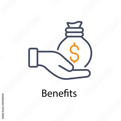Benefits vector icon