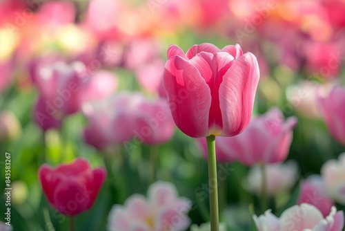 Focus on flowers that represent the current season