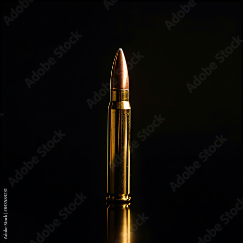 bullets on the isolated background