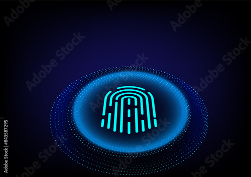 digital fingerprint technology Biometric data circuit security model and security protection from cyberattacks
