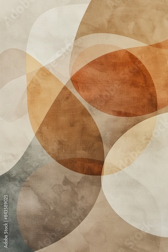 Wallpaper Mural Abstract minimalist nordic vibrant wallpaper, design, decor style that captures the essence of art, with bold brushstrokes and a dynamic color palette that evokes a sense of passion and creativity Torontodigital.ca